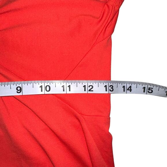 Patagonia Banda Twist Front Knit Orange Short Cap Sleeve Dress SMALL - Picture 6 of 7